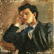 Ernst Josephson portratt av jacob hagg oil painting artist